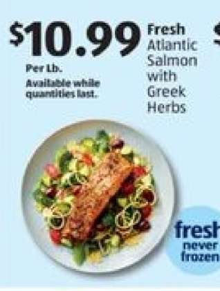 Fresh Atlantic Salmon with Greek Herbs