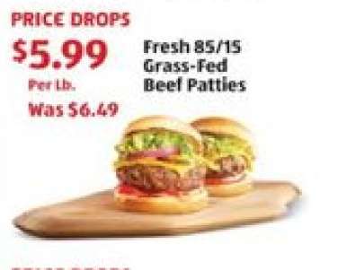Fresh 85/15 Grass-Fed Beef Patties