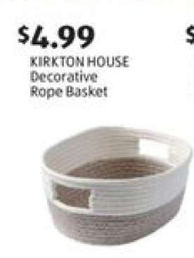 KIRKTON HOUSE Decorative Rope Basket