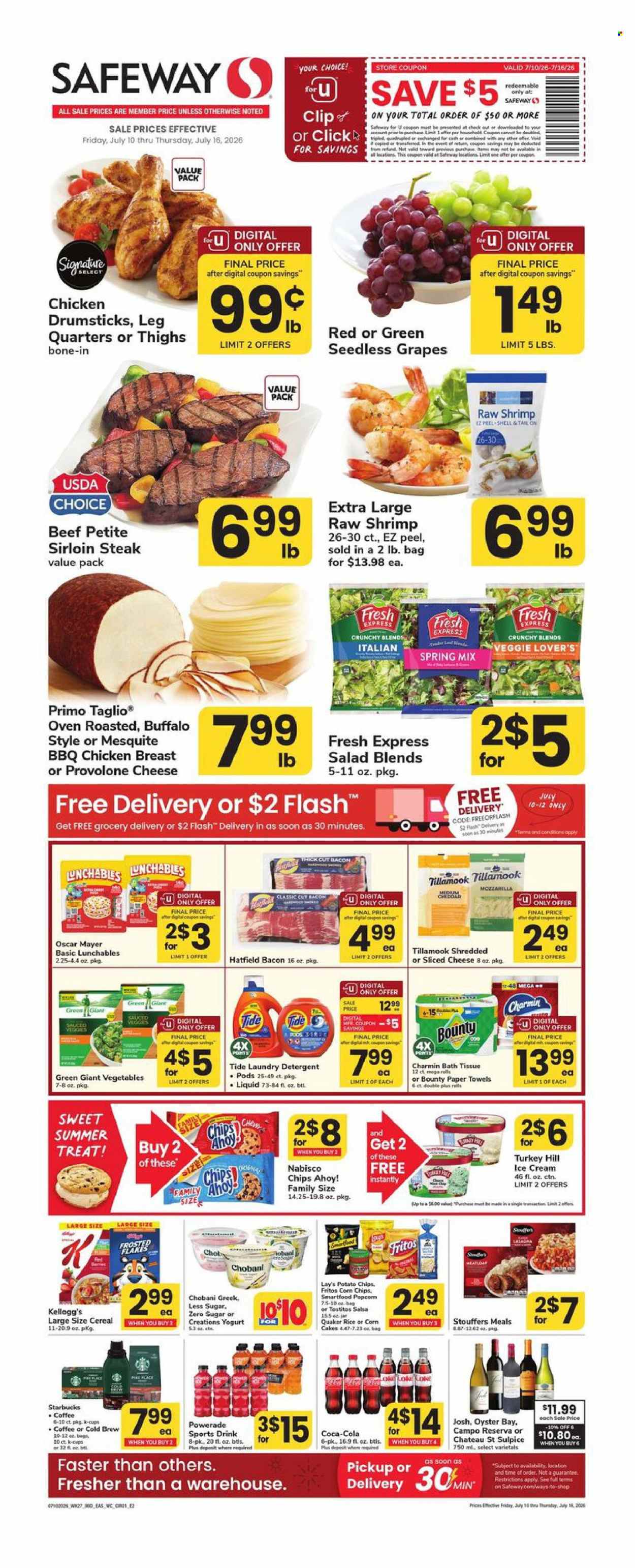 Safeway ad - 07/10/2026 - 07/16/2026. Page 1