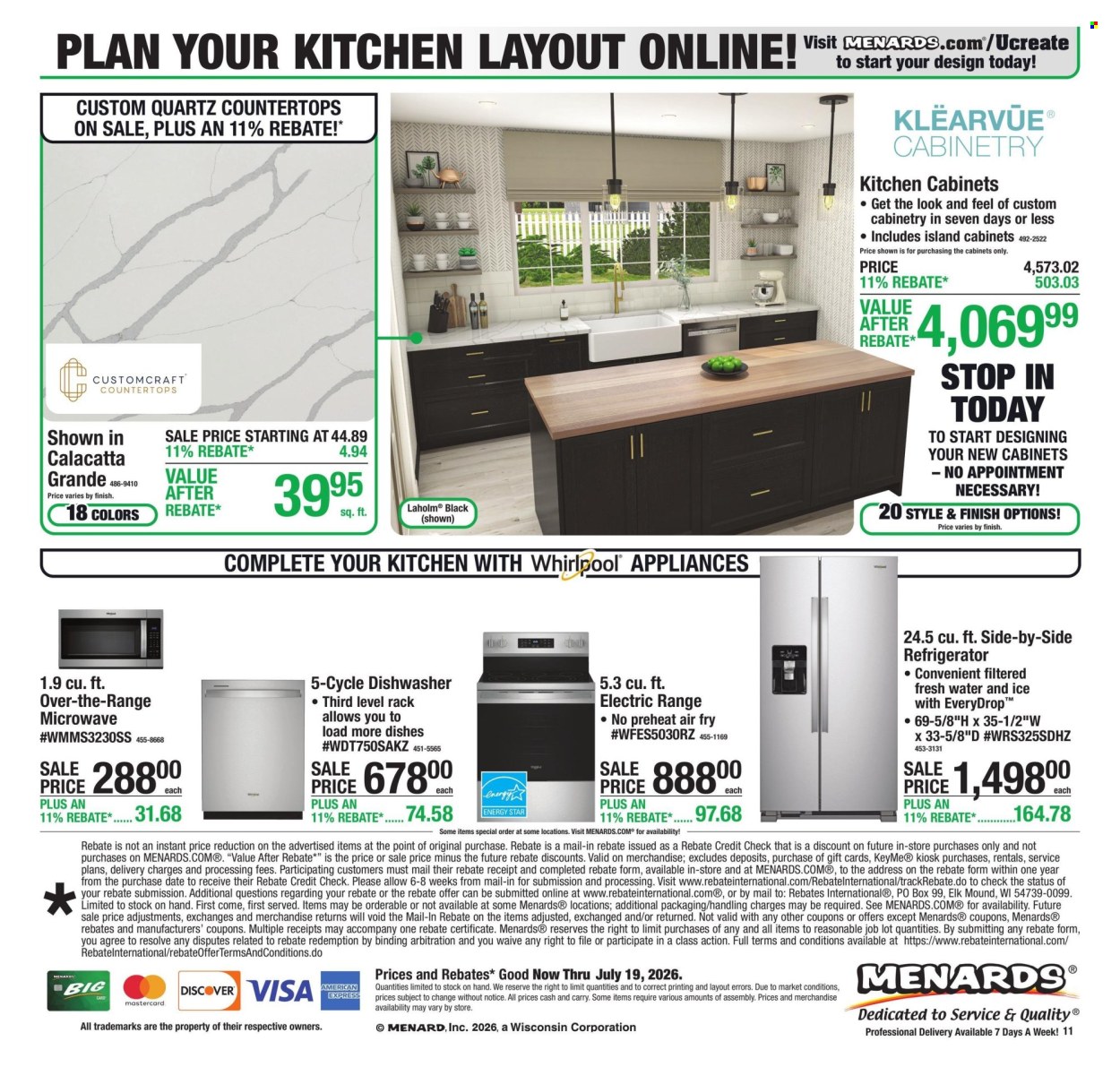 Menards ad - 07/09/2026 - 07/19/2026. Page 19