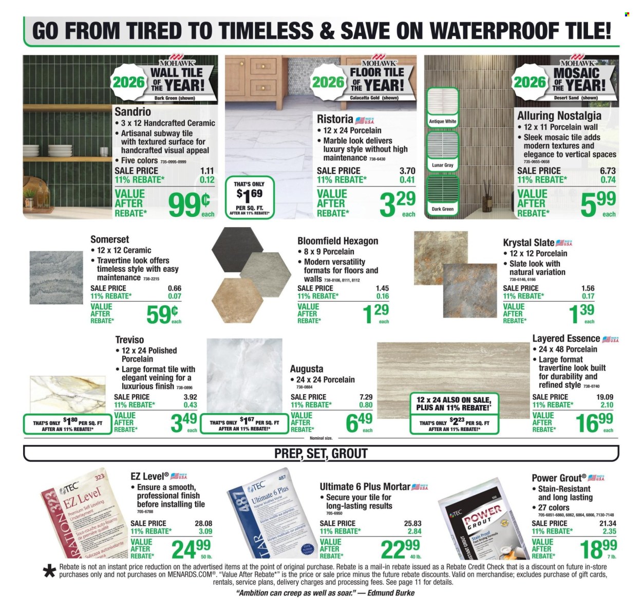 Menards ad - 07/09/2026 - 07/19/2026. Page 18