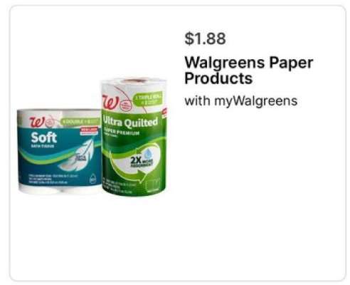 Walgreens Paper Products