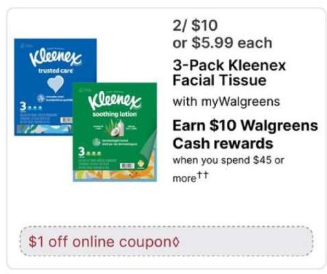 3-Pack Kleenex Facial Tissue