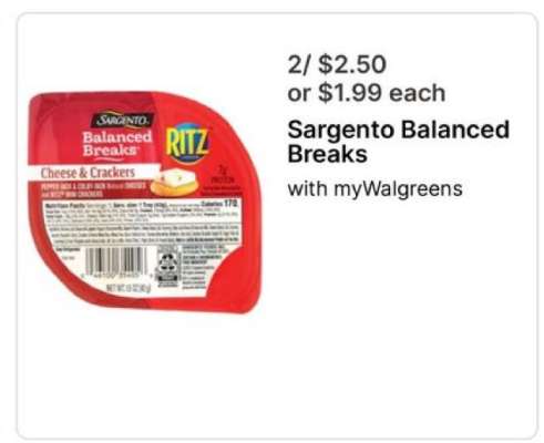 Sargento Balanced Breaks
