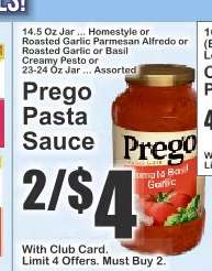 Prego Pasta Sauce
