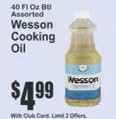 Wesson Cooking Oil