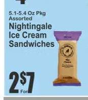 Nightingale Ice Cream Sandwiches