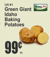 Green Giant Idaho Baking Potatoes