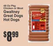 Gwaltney Great Dogs Hot Dogs