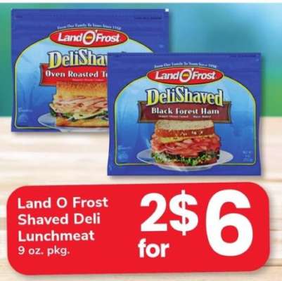 Land O’ Frost Shaved Deli Lunchmeat
