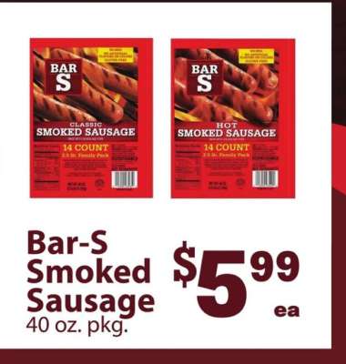 Bar S Smoked Sausage