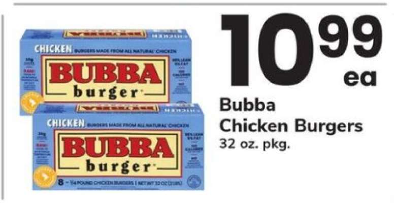 Bubba Chicken Burgers