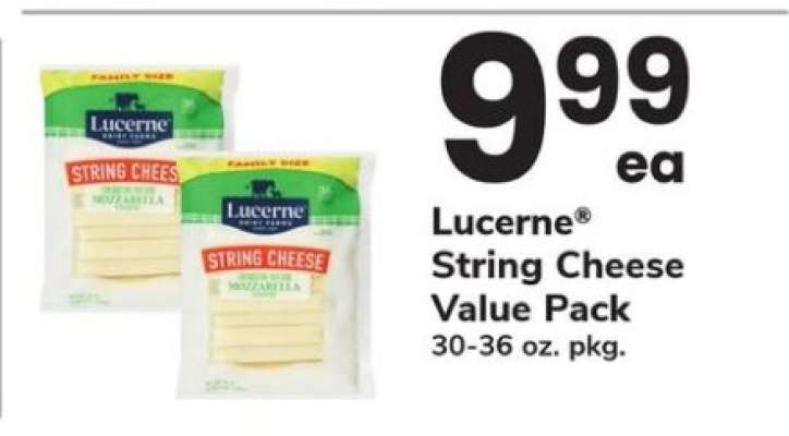 Lucerne String Cheese Value Pack