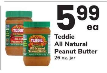 Teddie All Natural Peanut Butter