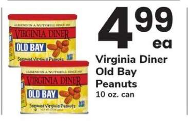 Virginia Diner Old Bay Peanuts