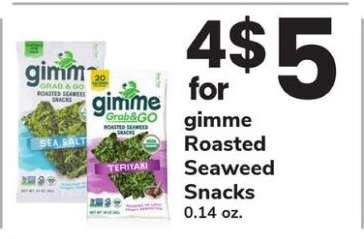 Gimme Roasted Seaweed Snacks