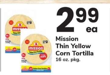 Mission Thin Yellow Corn Tortilla