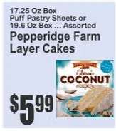 Pepperidge Farm Layer Cakes