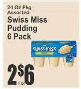 Swiss Miss Pudding 6 Pack