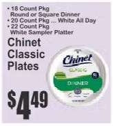 Chinet Classic Plates