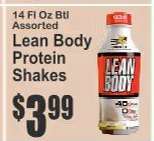 Lean Body Protein Shakes