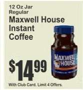 Maxwell House Instant Coffee