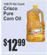 Crisco Pure Corn Oil