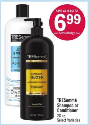 Tresemme Shampoo or Conditioner