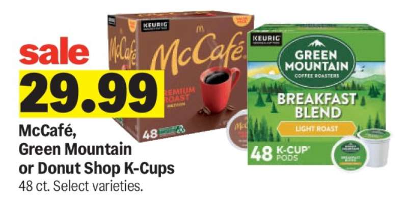 McCafé, Green Mountain or Donut Shop K-Cups