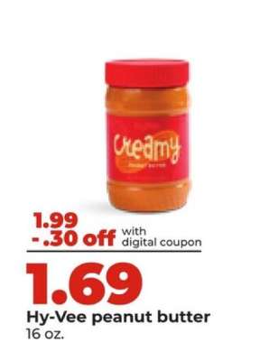 Hy-Vee peanut butter