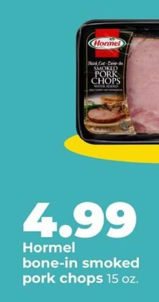 Hormel bone-in smoked pork chops