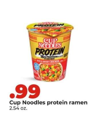 Cup Noodles protein ramen