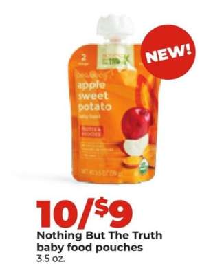 Nothing But The Truth baby food pouches