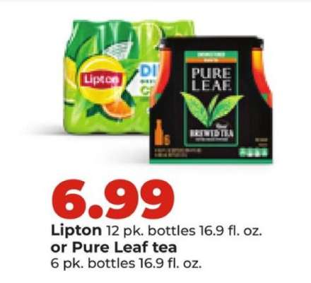 Lipton or Pure Leaf tea