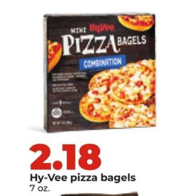 Hy-Vee pizza bagels