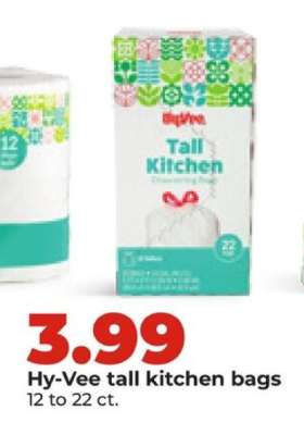 Hy-Vee tall kitchen bags