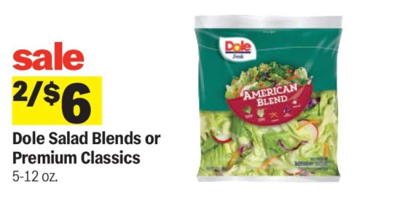 Dole Salad Blends or Premium Classics