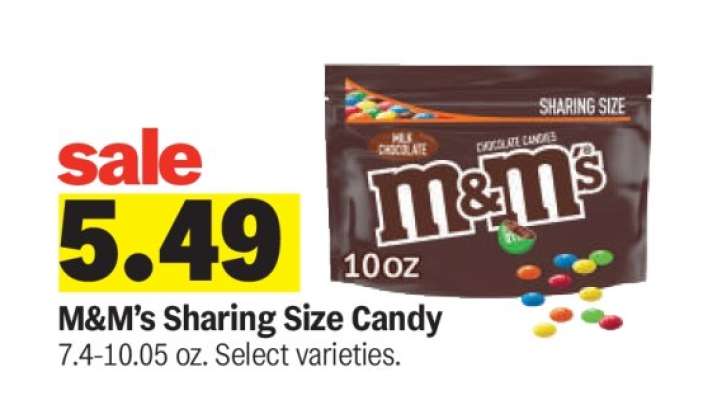 M&M's Sharing Size Candy