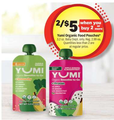 Yumi Organic Food Pouches