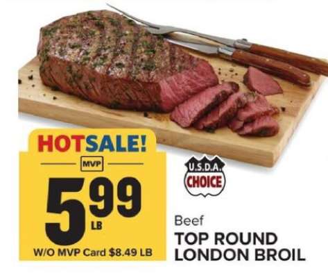 Beef Top Round London Broil