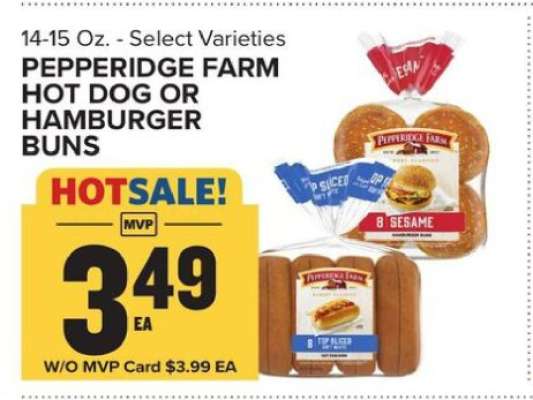 Pepperidge Farm Hot Dog or Hamburger Buns