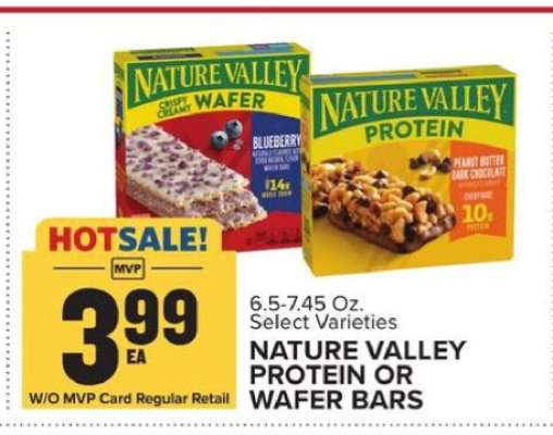 Nature Valley Protein or Wafer Bars