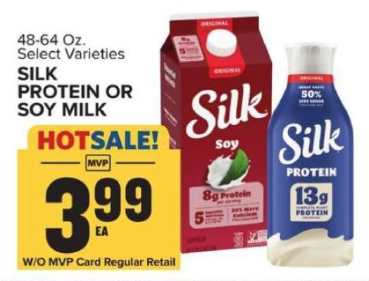 Silk Protein or Soy Milk