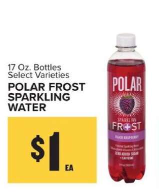 POLAR FROST SPARKLING WATER