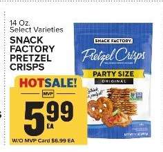 Snack Factory Pretzel Crisps