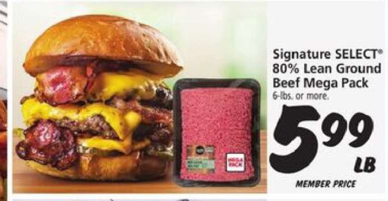 Signature SELECT 80% Lean Ground Beef Mega Pack