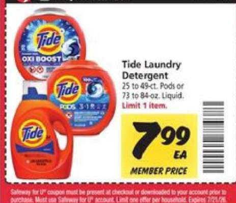 Tide Laundry Detergent