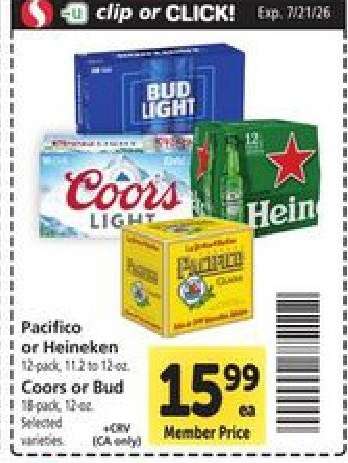 Pacifico or Heineken