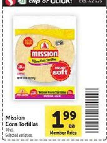 Mission Corn Tortillas